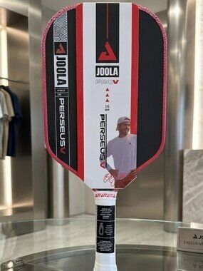 JOOLA Ben Johns Perseus Pro V 16mm Pickleball Paddle Blaze Red New Sealed USAP